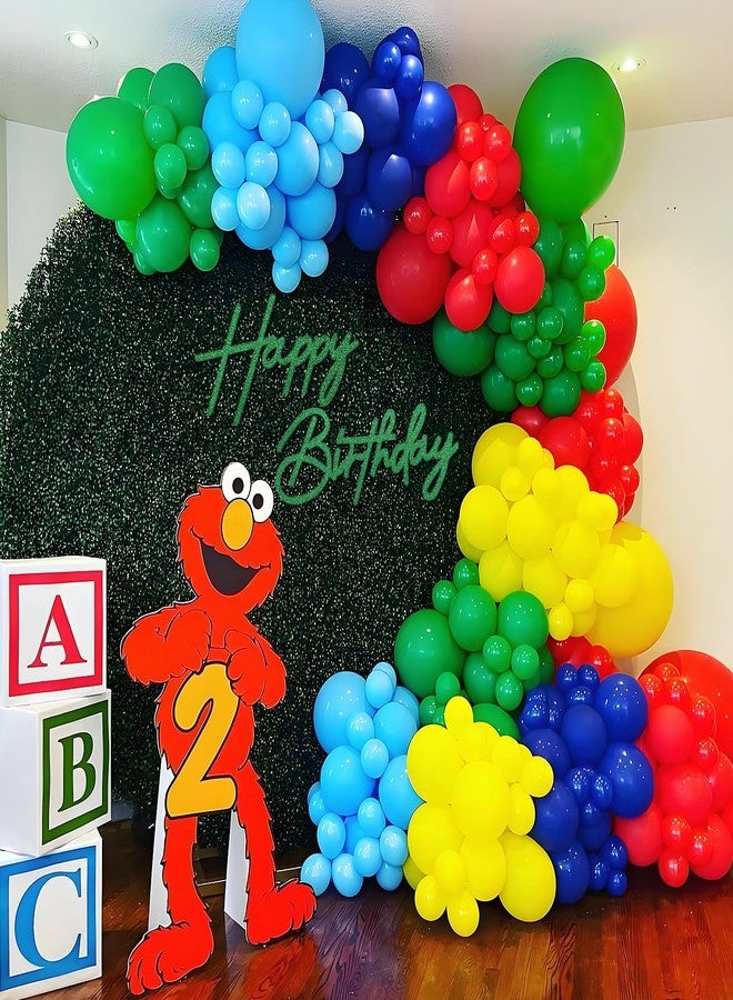 MASTRON Happy Birthday Sign for Backdrop - Glitter Green Felt 'Happy Birthday' Letter Sign for Balloon Arch Backdrop Decorations - Image 3